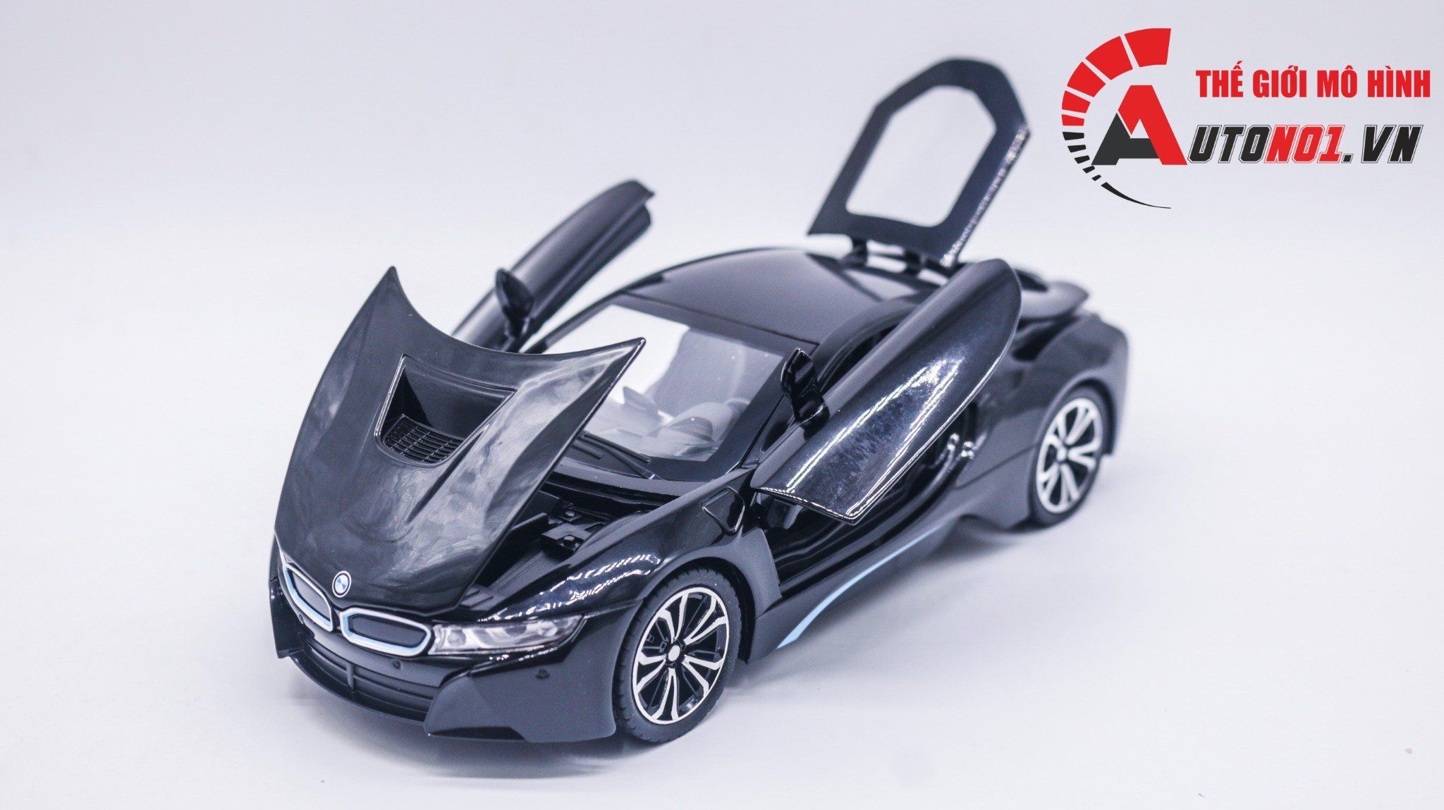  Mô hình xe BMW i8 tỉ lệ 1:22 Jiaye Model OT387 