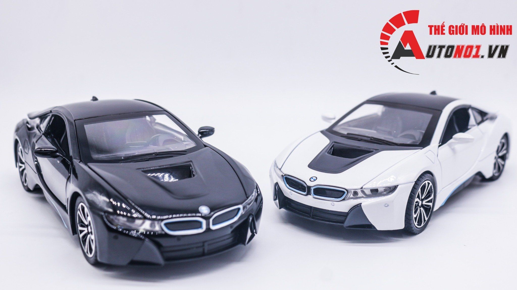  Mô hình xe BMW i8 tỉ lệ 1:22 Jiaye Model OT387 