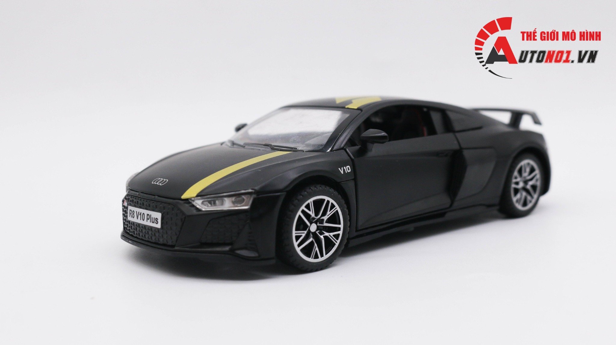 MÔ HÌNH XE AUDI R8 V10 PLUS BLACK 1:32 XINAO 7908