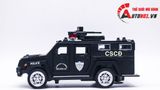  Mô hình xe cảnh sát bọc thép SWAT độ CSCĐ - 911 có đèn có âm thanh tỉ lệ 1:32 Alloy OT367 