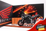  COMBO MÔ HÌNH XE & SHOWROOM TRƯNG BÀY HONDA CBR 1000R MÔ TÔ 1:12 29.5X21X19CM CB006 