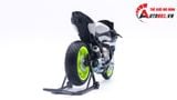  Mô hình xe độ Bmw S1000rr gray độ mâm - độ pô titan tỉ lệ 1:12 Autono1 Welly D226M 