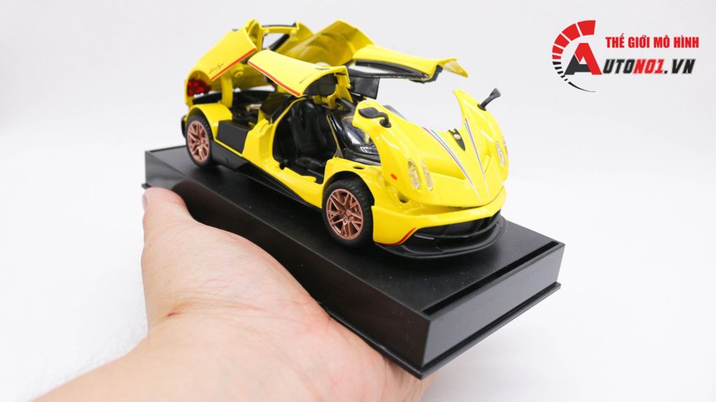 MÔ HÌNH XE PAGANI HUAYRA DINASTIA YELLOW 1:32 ALLOY 7906