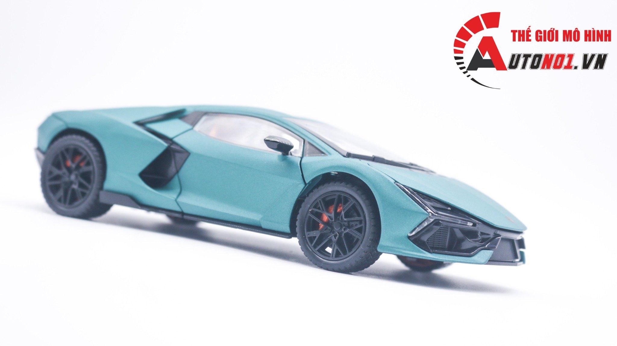  Mô hình Lamborghini Revuelto Hybrid có đèn-đánh lái được-mở full cửa-full kính tỉ lệ 1:24 Alloy Model OT418 