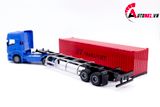  Mô hình xe tải container 1:50 huayi alloy 7648 