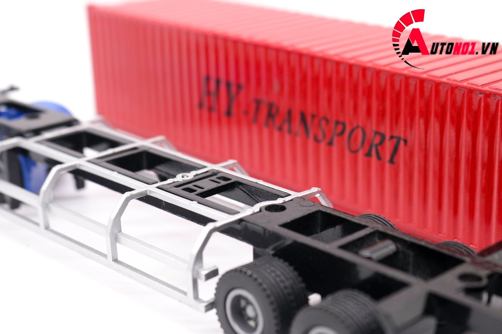  Mô hình xe tải container 1:50 huayi alloy 7648 