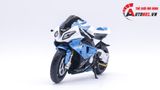  Mô hình xe độ Bmw S1000rr Blue White Pô Sc - Mâm Tỉ Lệ 1:12 Autono1 MSZ D224E 