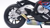  Mô hình xe độ Bmw S1000rr Blue White Pô Sc - Mâm Tỉ Lệ 1:12 Autono1 MSZ D224E 