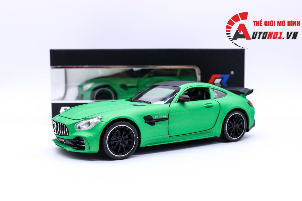 MÔ HÌNH XE MERCEDES AMG GT-R MATT GREEN 1:24 CHEZHI