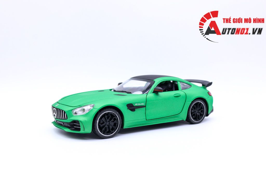 MÔ HÌNH XE MERCEDES AMG GT-R MATT GREEN 1:24 CHEZHI