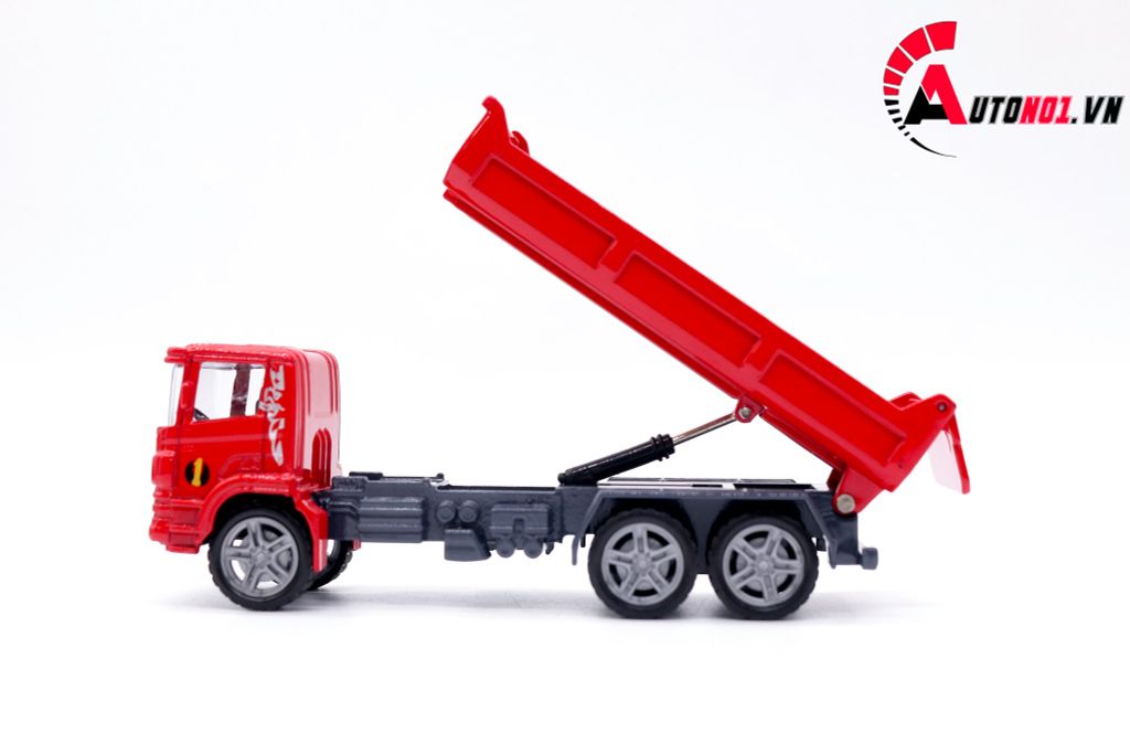 MÔ HÌNH BỘ 3 XE BEN, XÚC, CẨU 1:60 HYTRUCK 7603