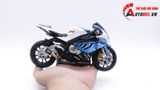  Mô hình xe độ Bmw S1000rr Blue White Pô Sc - Mâm Tỉ Lệ 1:12 Autono1 MSZ D224E 