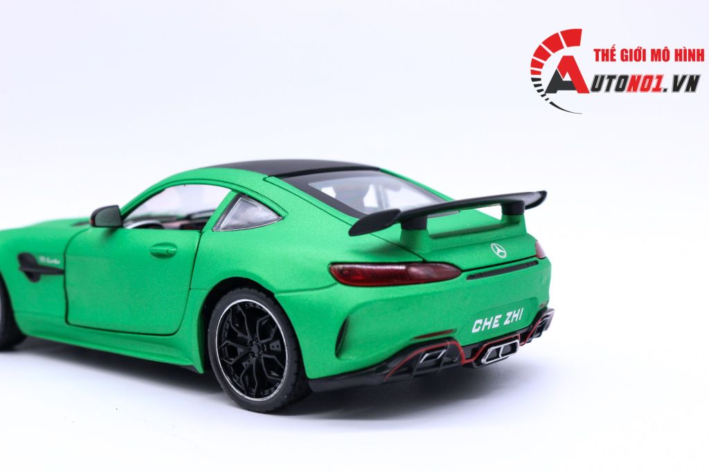 MÔ HÌNH XE MERCEDES AMG GT-R MATT GREEN 1:24 CHEZHI