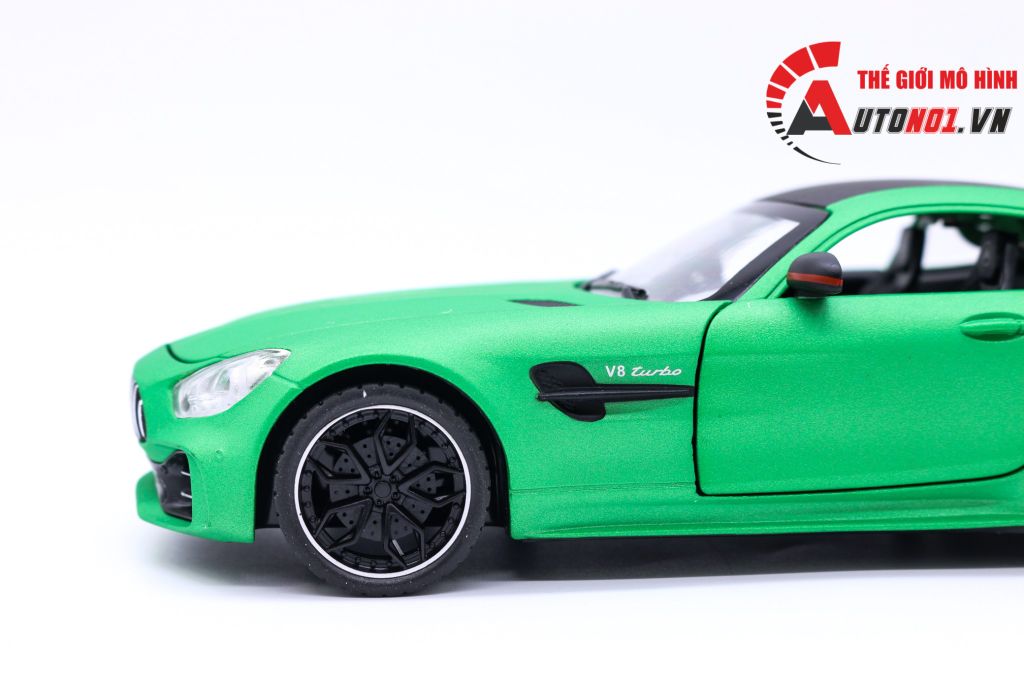 MÔ HÌNH XE MERCEDES AMG GT-R MATT GREEN 1:24 CHEZHI