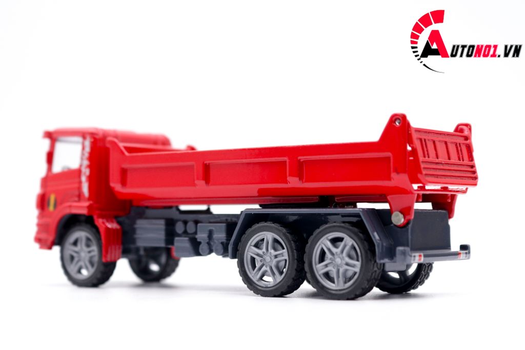 MÔ HÌNH BỘ 3 XE BEN, XÚC, CẨU 1:60 HYTRUCK 7603