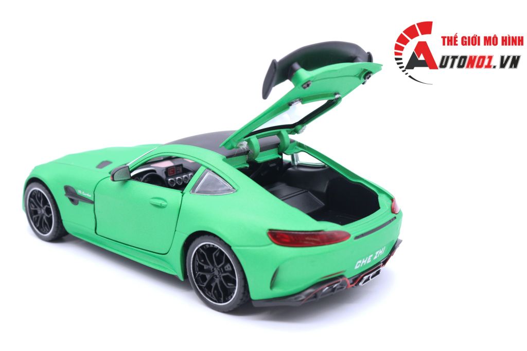 MÔ HÌNH XE MERCEDES AMG GT-R MATT GREEN 1:24 CHEZHI