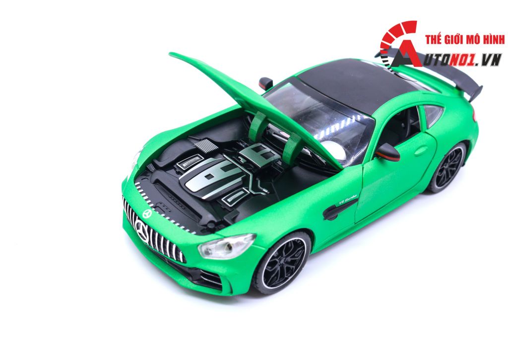 MÔ HÌNH XE MERCEDES AMG GT-R MATT GREEN 1:24 CHEZHI