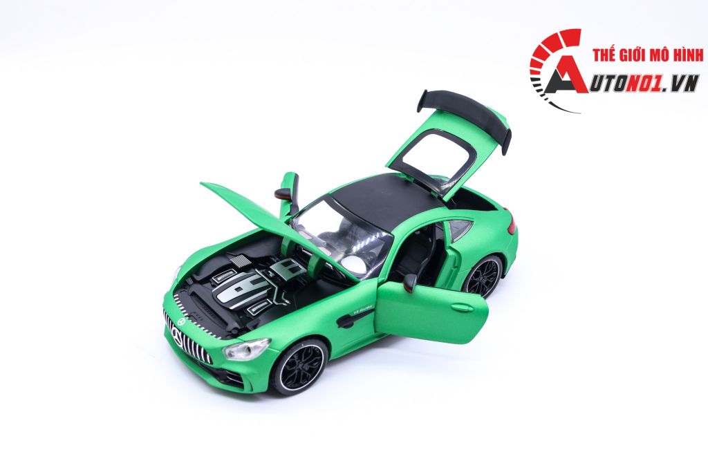 MÔ HÌNH XE MERCEDES AMG GT-R MATT GREEN 1:24 CHEZHI