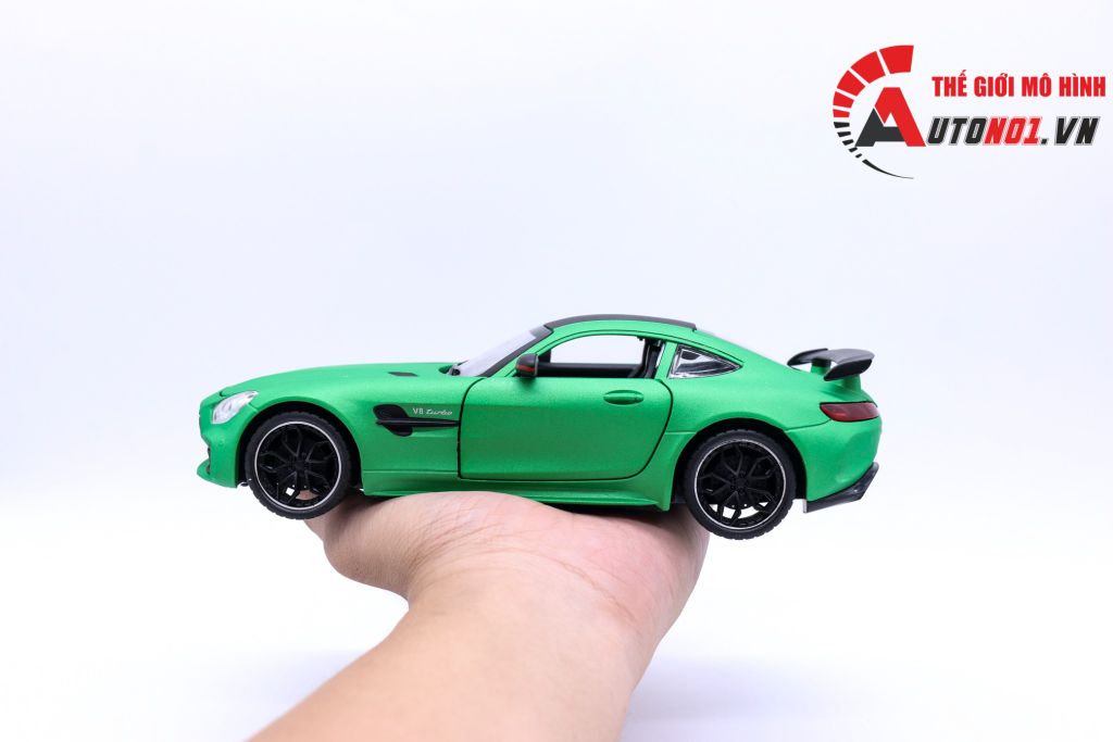 MÔ HÌNH XE MERCEDES AMG GT-R MATT GREEN 1:24 CHEZHI