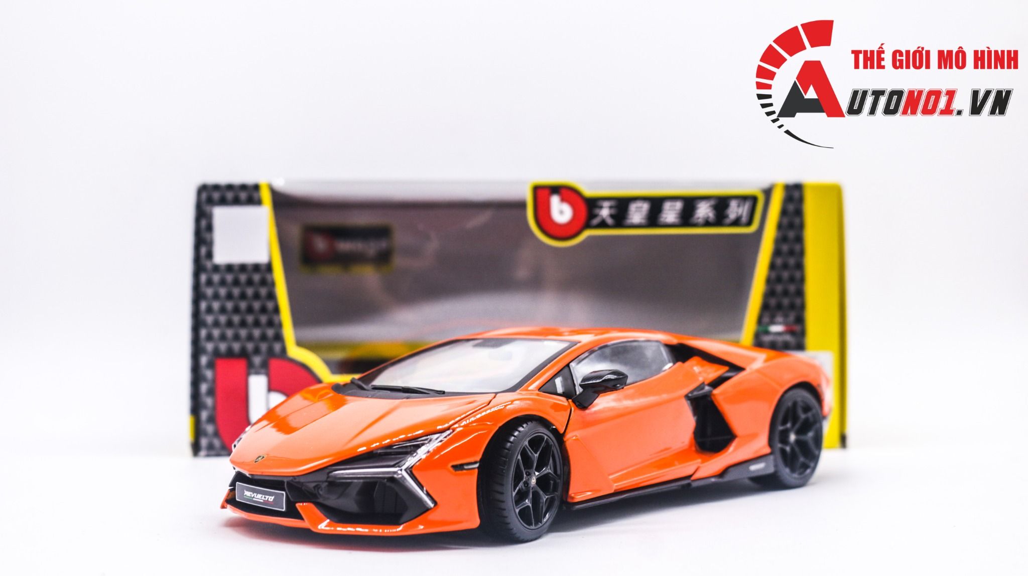  Mô hình Lamborghini Revuelto Hybrid tỉ lệ 1:24 Bburago 18-21106 OT425 