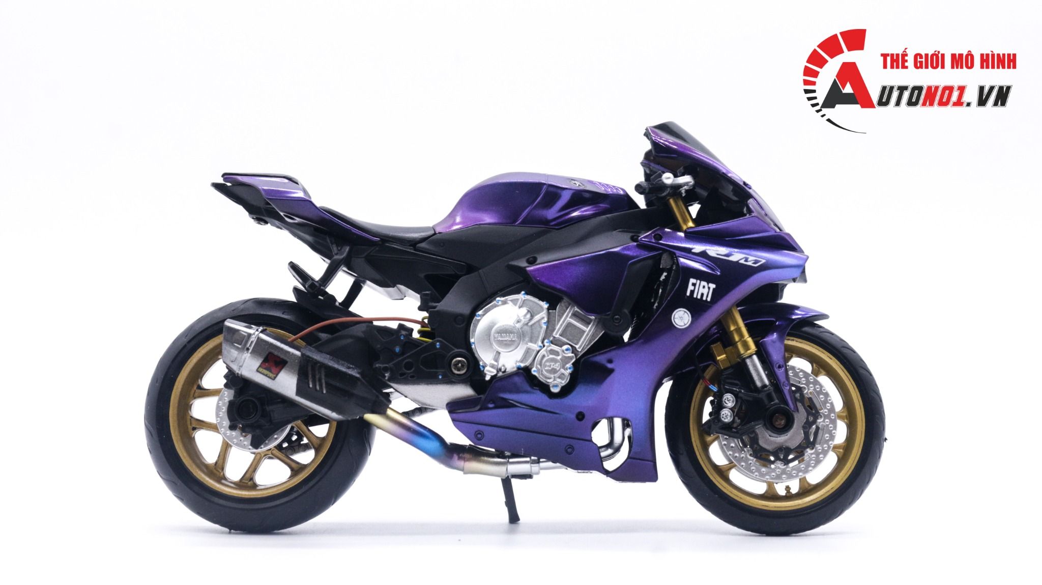  Mô hình xe độ Yamaha Yzf R1m Galaxy độ pô 1:12 Autono1 MSZ D028H 