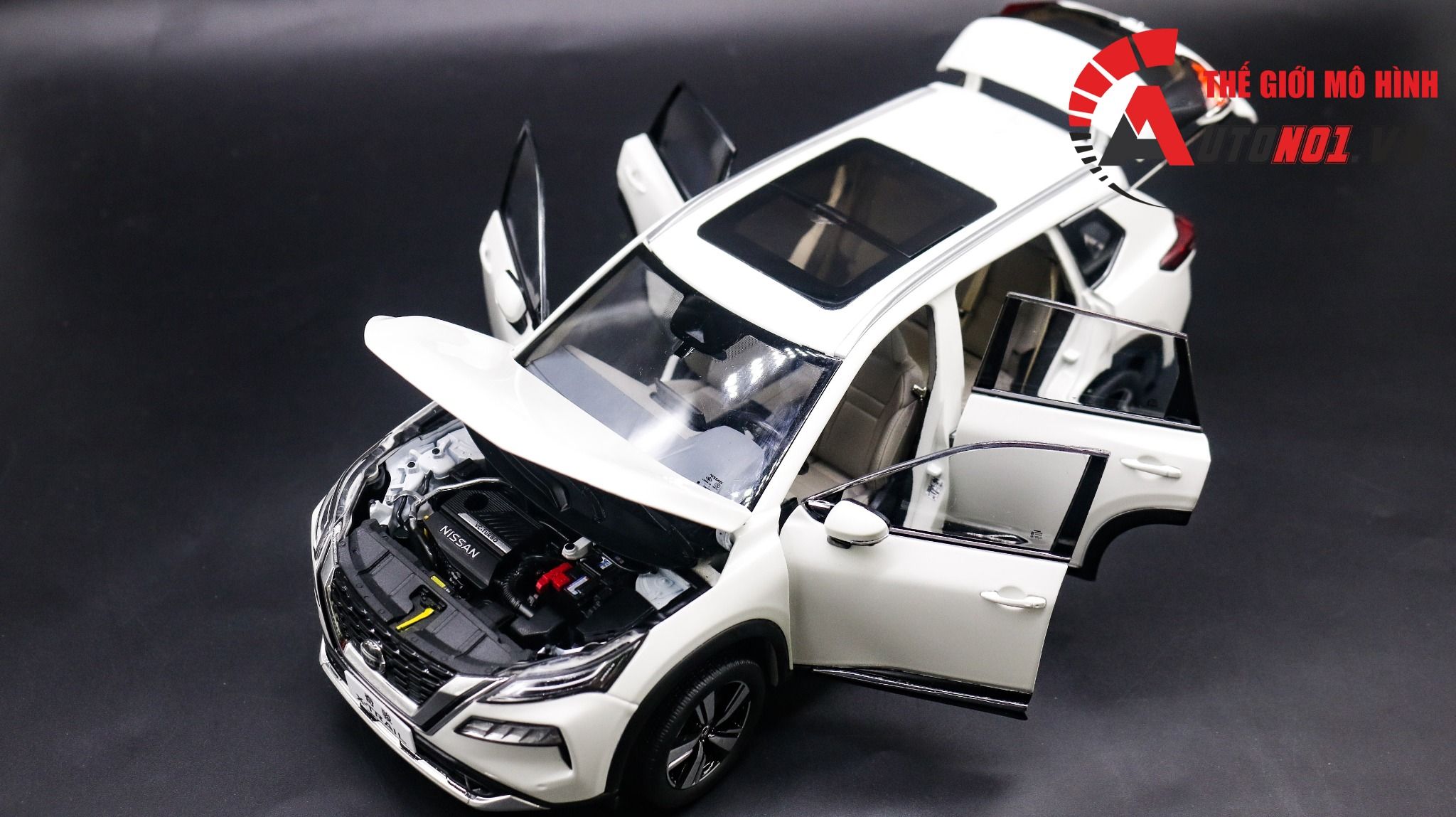  Mô hình xe Nissan X Trail 2021 tỉ Lệ 1:18 Paudi 8069 