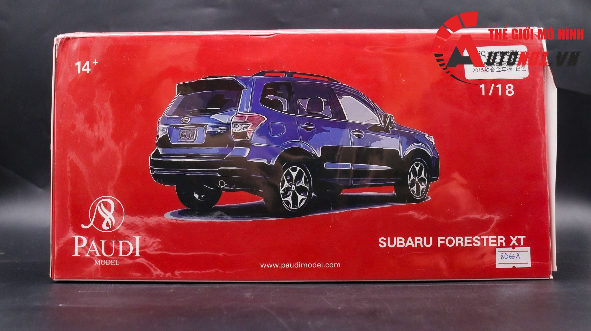  Mô hình xe Subaru Forester 2021 1:18 Paudi 8066 