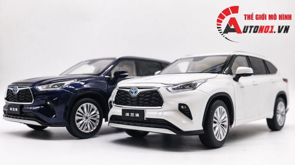 MÔ HÌNH XE TOYOTA HIGHLANDER 2021 1:18 PAUDI 8067