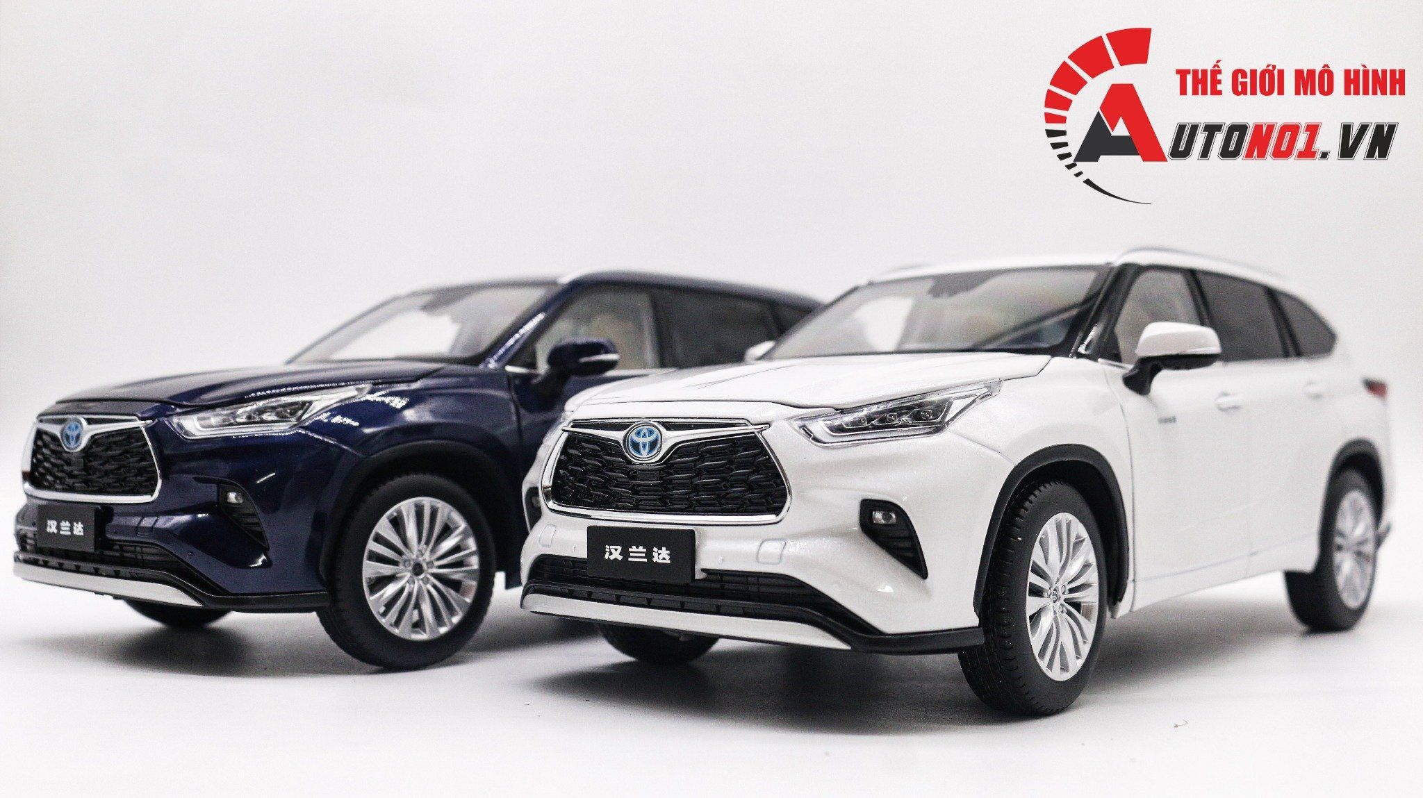  Mô hình xe Toyota Highlander 2021 1:18 Paudi 8067 