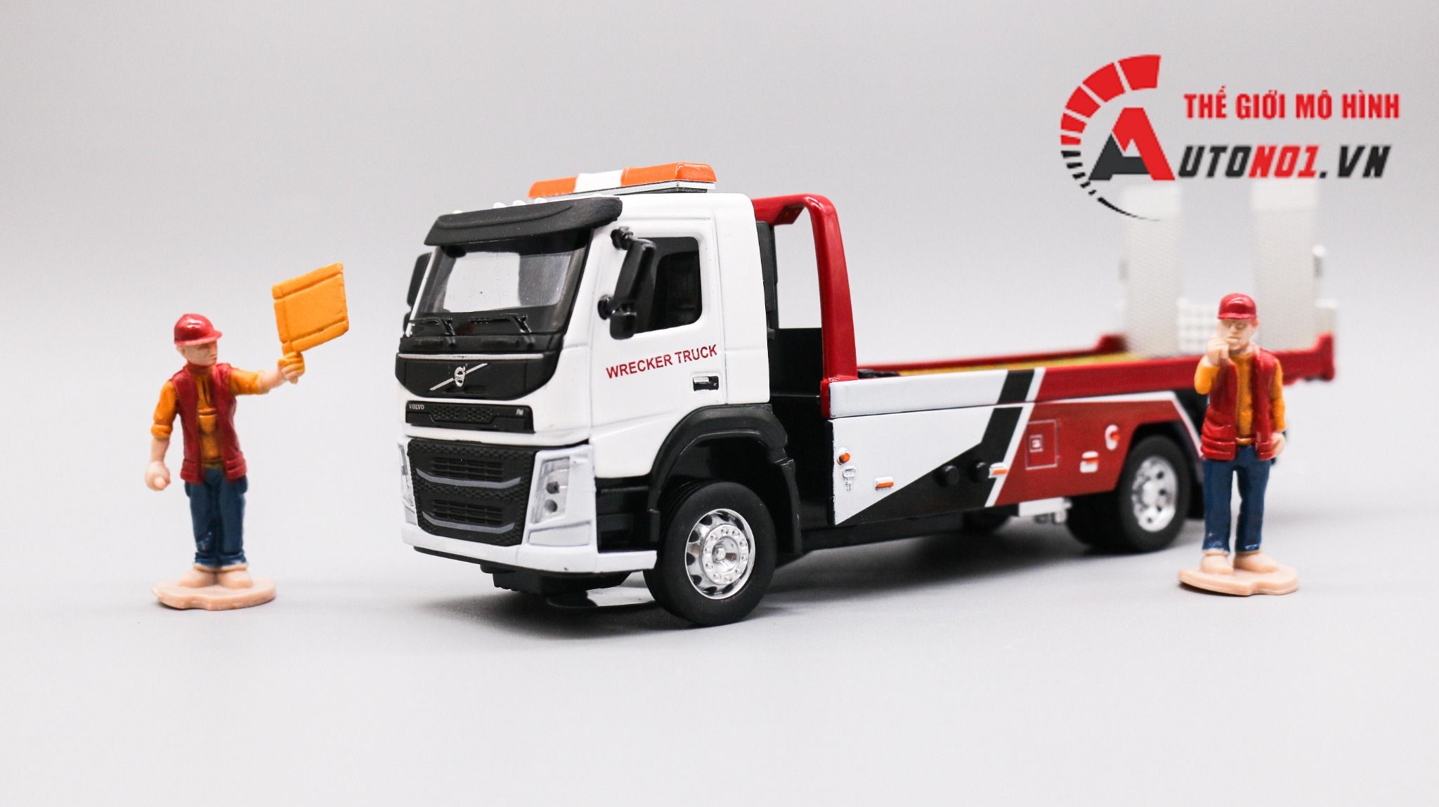  Mô hình xe tải cứu hộ volvo wrecker truck 1:50 diecast metal 7917 