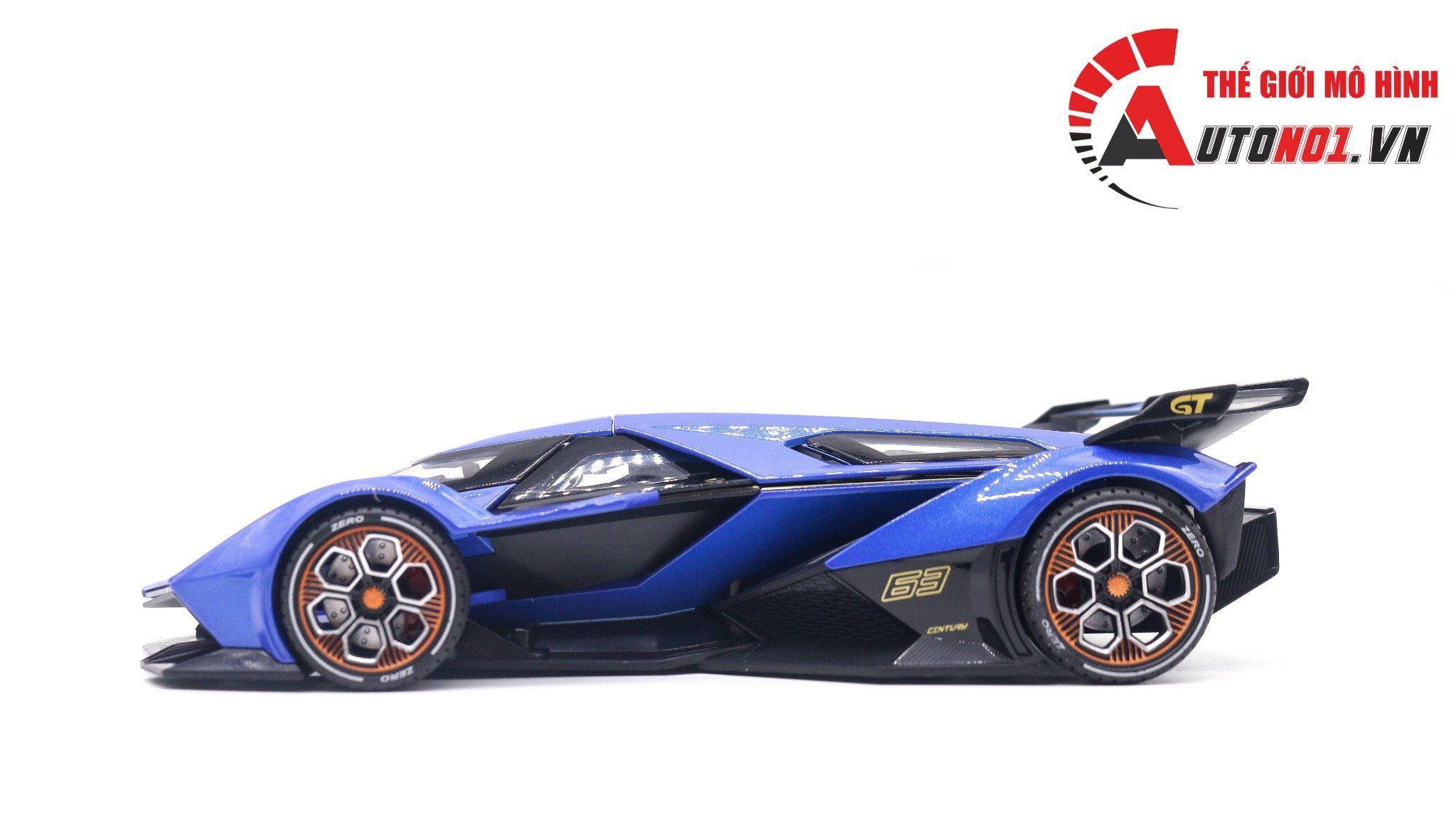  Mô hình xe Lamborghini V12 Vision Gran Turismo full open 1:22 Jiaye model VB24203 8071 