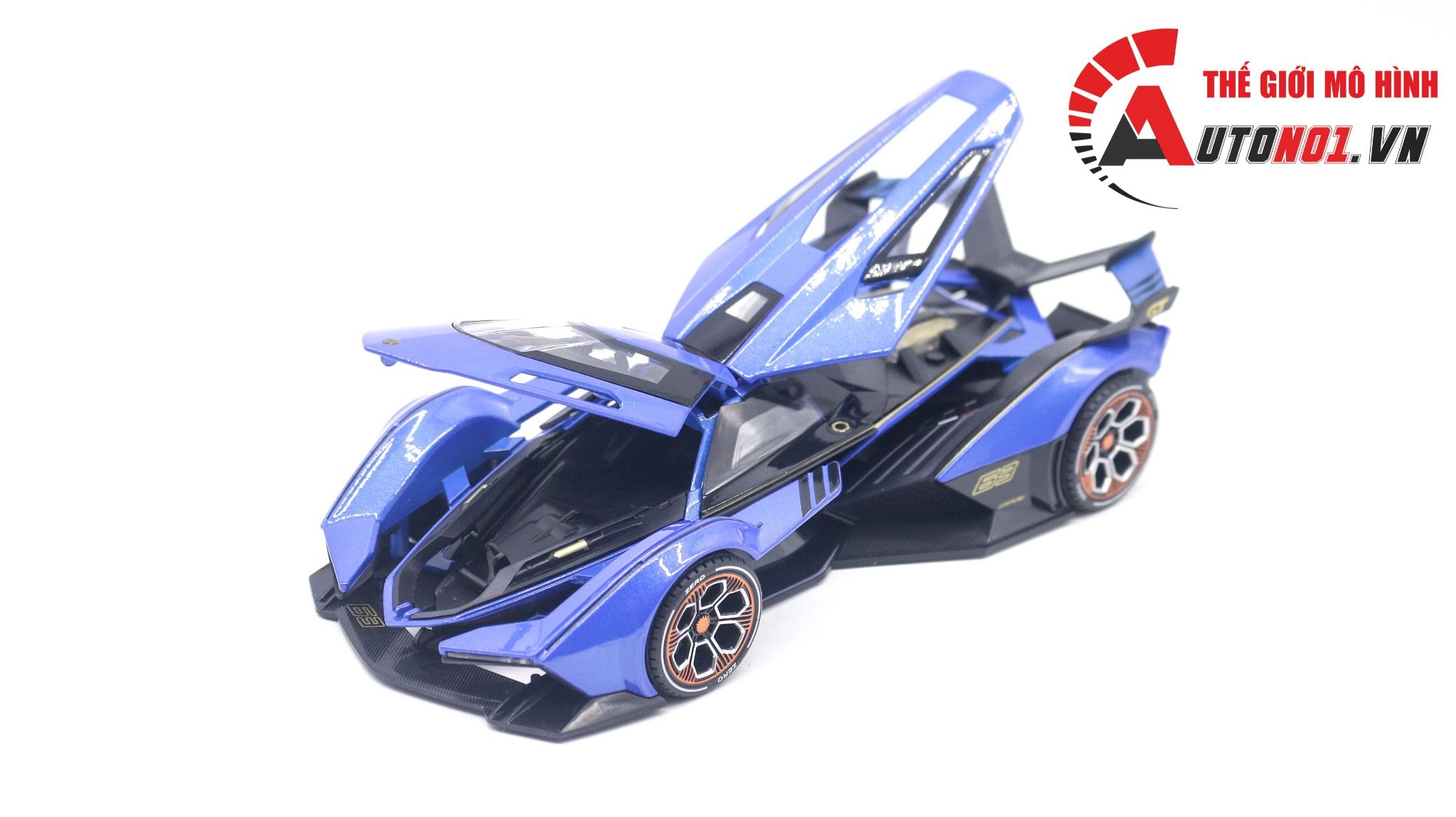  Mô hình xe Lamborghini V12 Vision Gran Turismo full open 1:22 Jiaye model VB24203 8071 