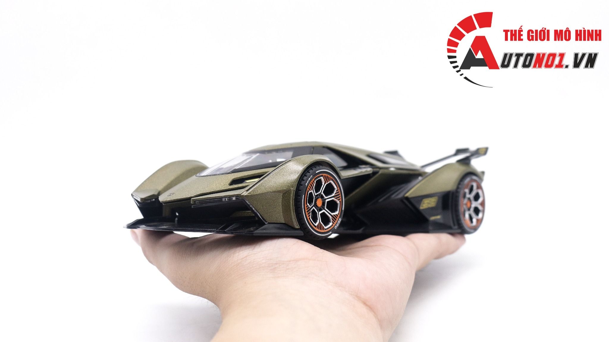  Mô hình xe Lamborghini V12 Vision Gran Turismo full open 1:22 Jiaye model VB24203 8071 