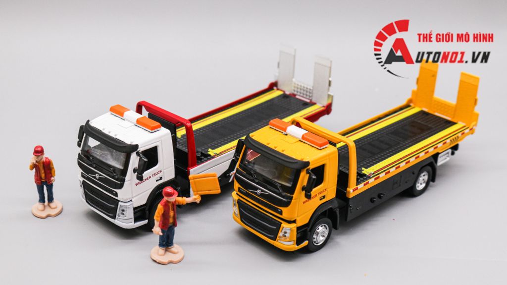 MÔ HÌNH XE TẢI CỨU HỘ VOLVO WRECKER TRUCK 1:50 DIECAST METAL 7917