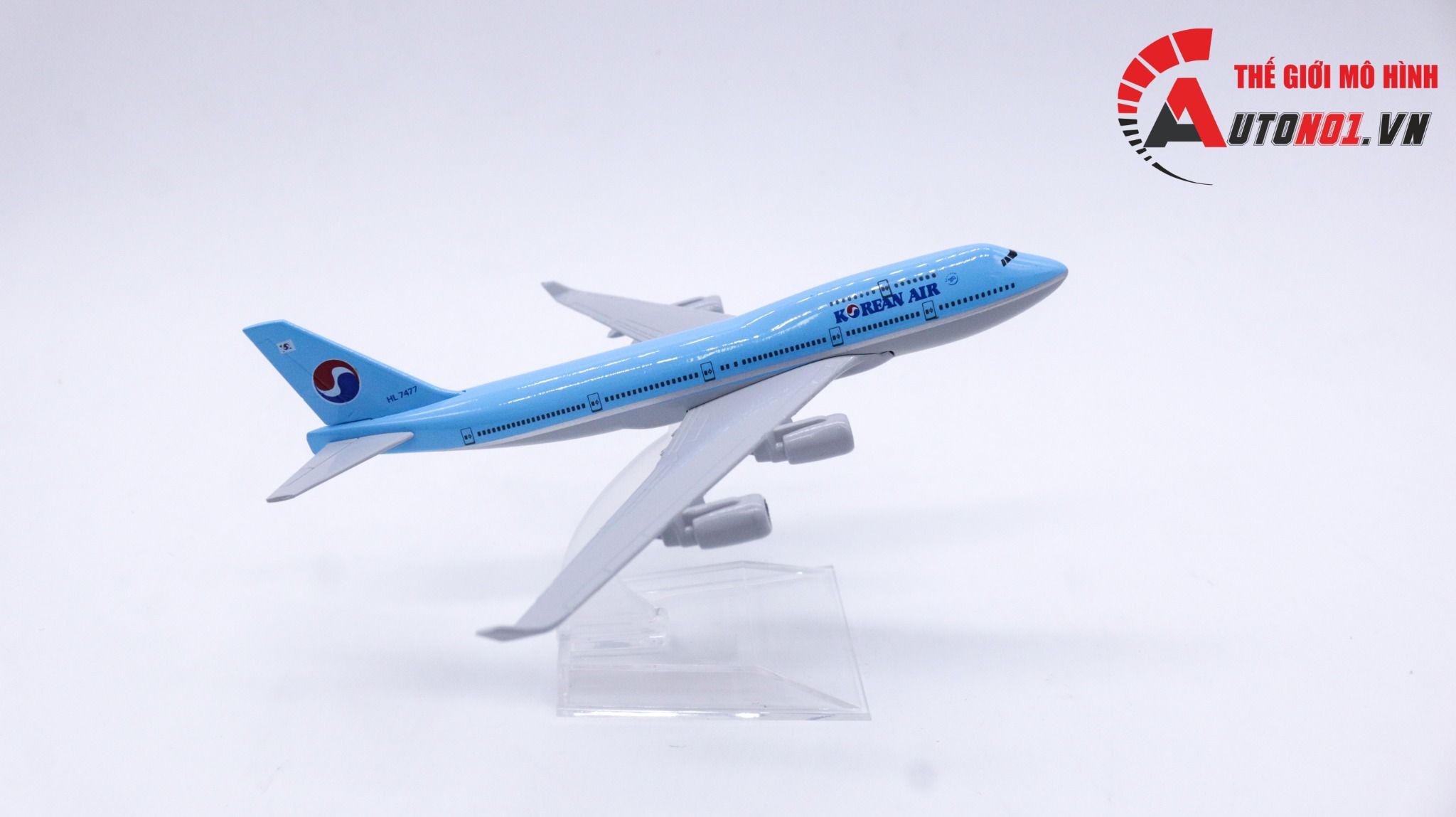  Mô hình máy bay Korean Air Boeing B747 16cm MB16006 