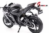  Mô hình xe Kawasaki Ninja ZX 10RR 2017 black 1:18 Welly 5547 