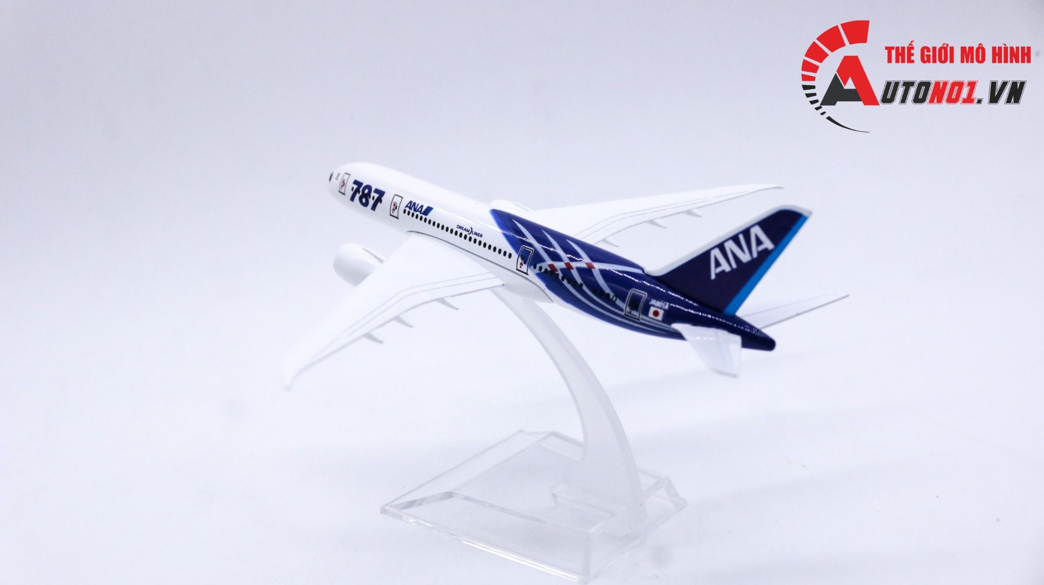  Mô hình máy bay Nhật Bản All Nippon Airways ANA Boeing B787 16cm MB16079 