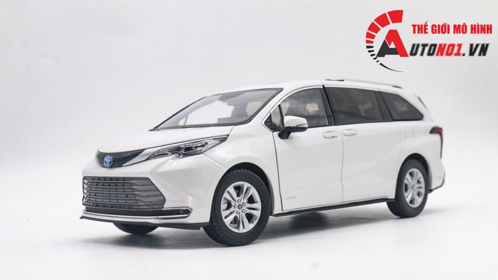 MÔ HÌNH XE TOYOTA SIENNA MPV 1:18 DEALER 8075