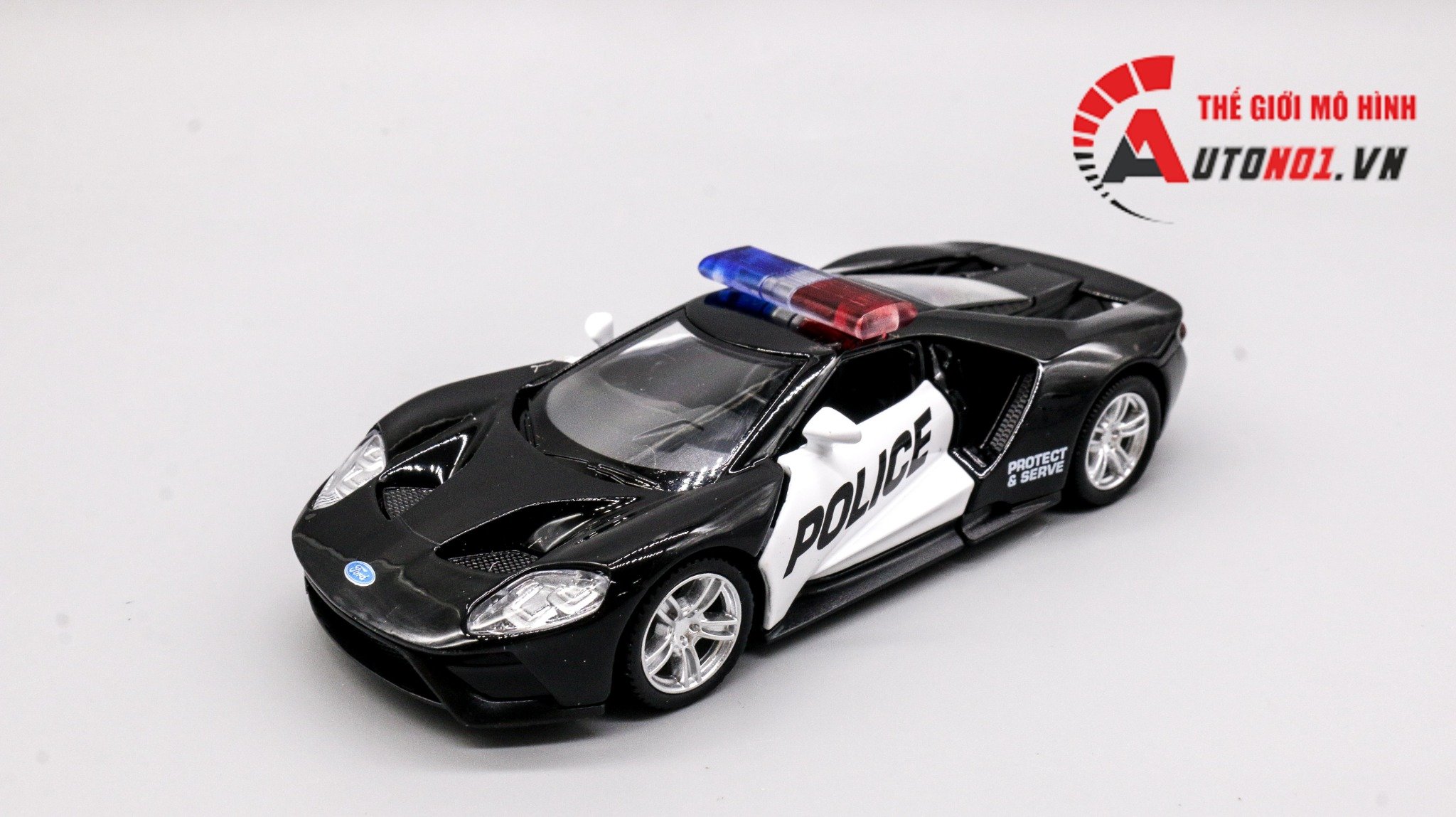  Mô hình xe Ford Gt Police 1:36 Alloy 7919 