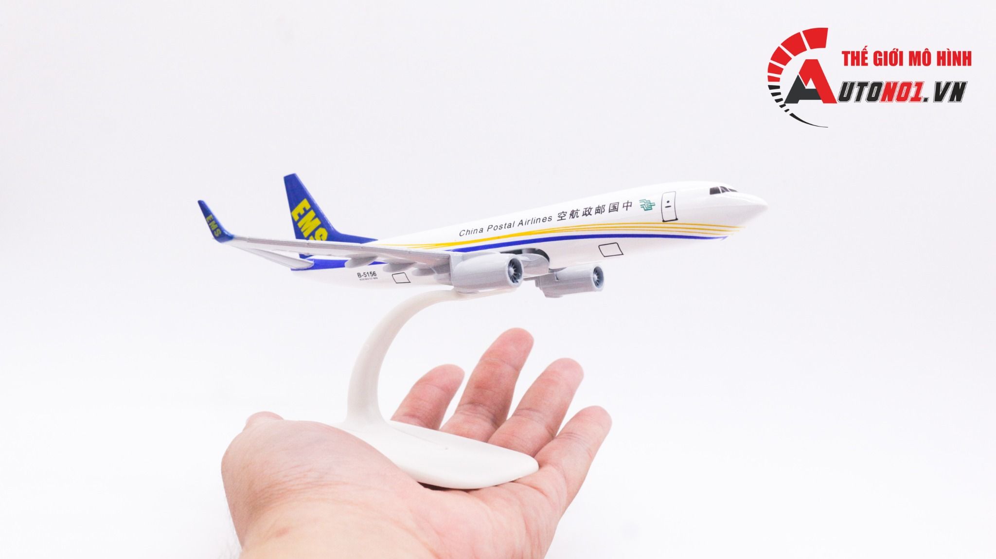  Mô hình máy bay China Postal Airlines EMS Boeing B737 có bánh xe 20cm MB20040 