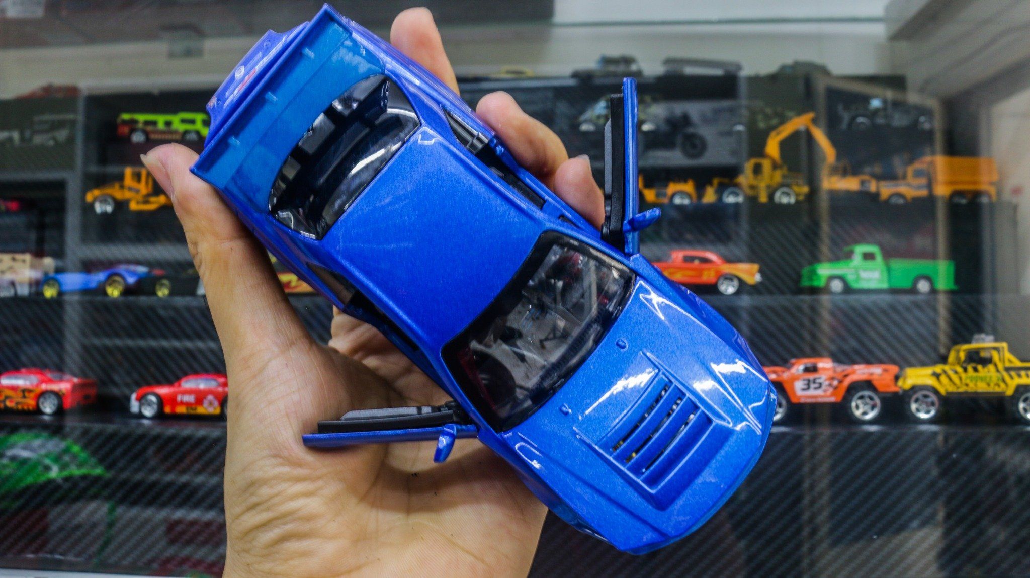  Mô hình xe Nissan GT-R R34 có âm thanh - đèn - full open tỉ lệ 1:32 Chimei model OT459 