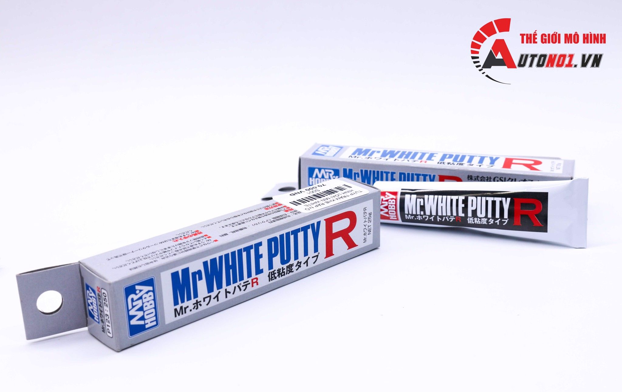  Tuýp trám khe ráp mô hình loại mịn white putty r Mr.Hobby s001 