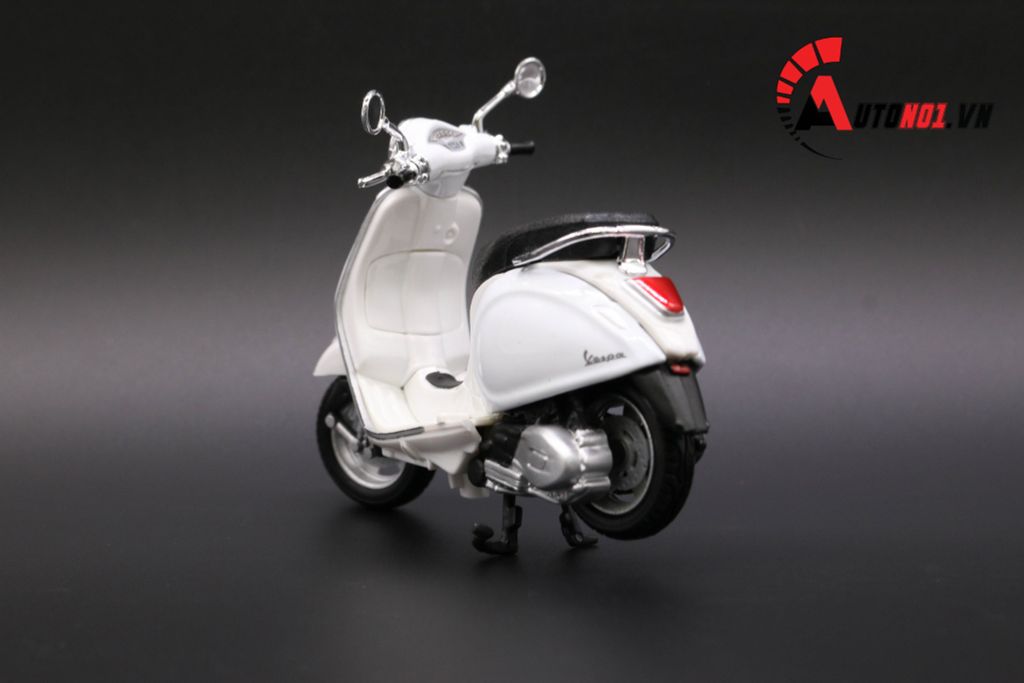 MÔ HÌNH VESPA PRIMAVERA 150 WHITE 1:18 MAISTO 6417