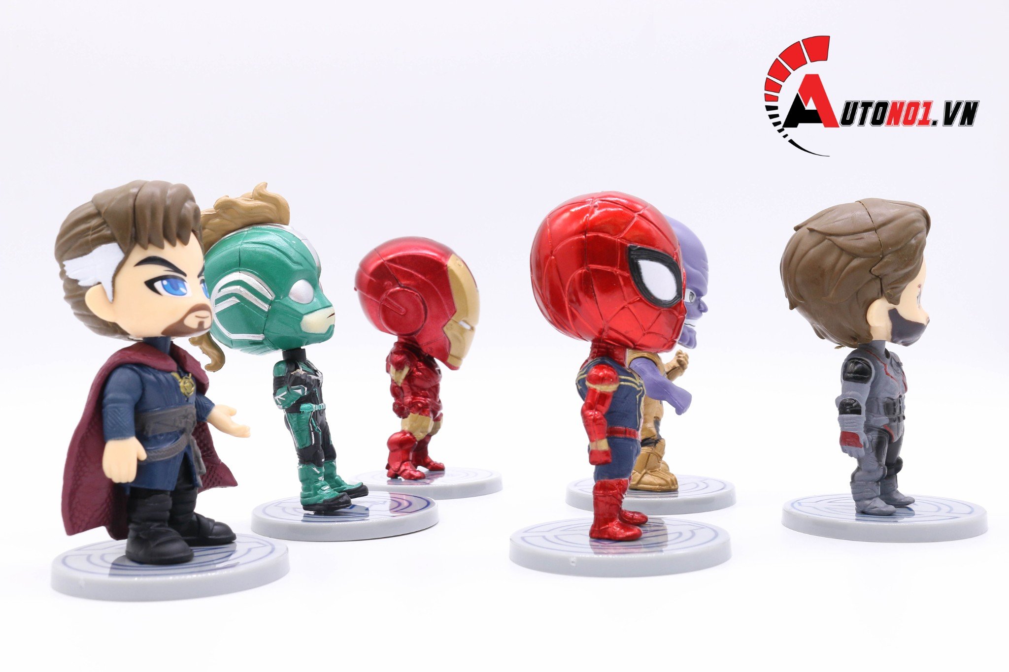 MÔ HÌNH NHÂN VẬT MARVEL SET 6 CON 9 CM ĐẾ TRÒN