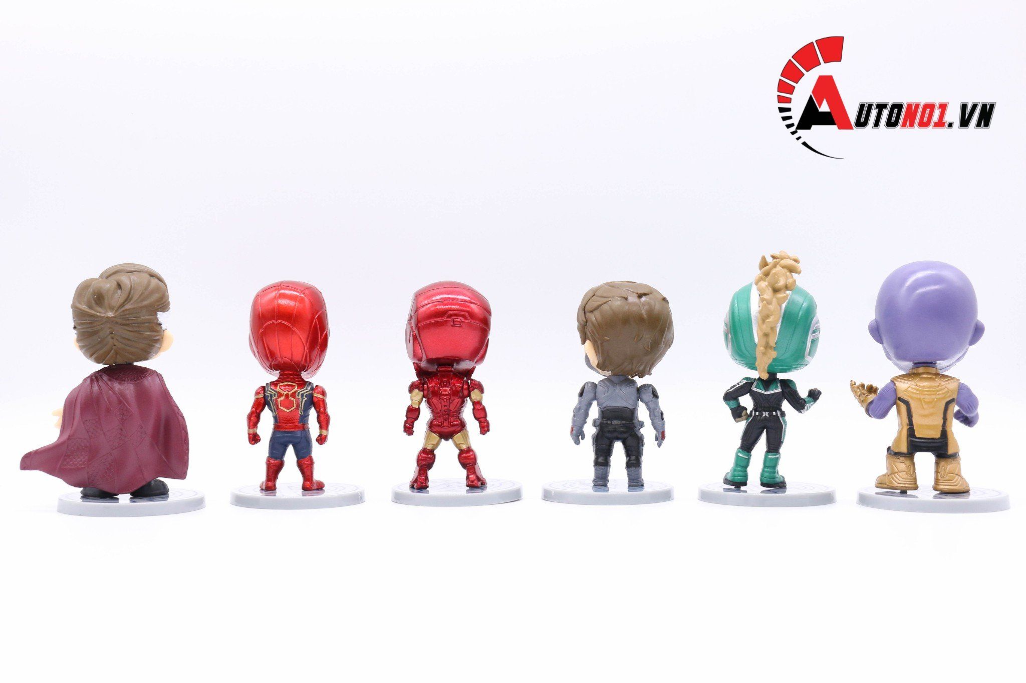  MÔ HÌNH NHÂN VẬT MARVEL SET 6 CON 9 CM ĐẾ TRÒN 6400 