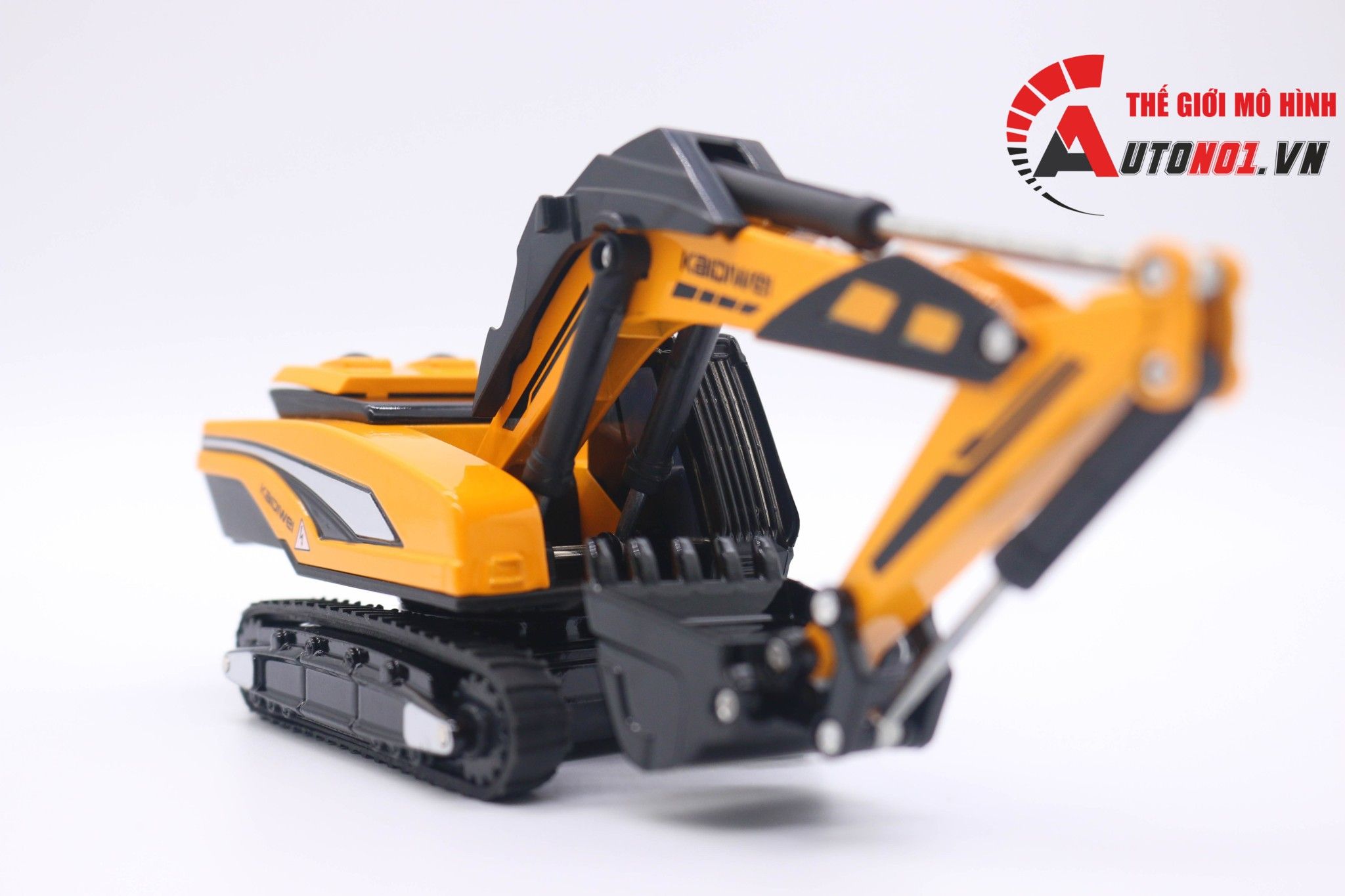  Mô hình xe cẩu yellow 1:87 kaidiwei 6624 