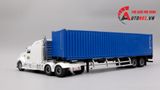  Mô hình xe container kéo thùng lạnh 1:50 huayi alloy 7916 