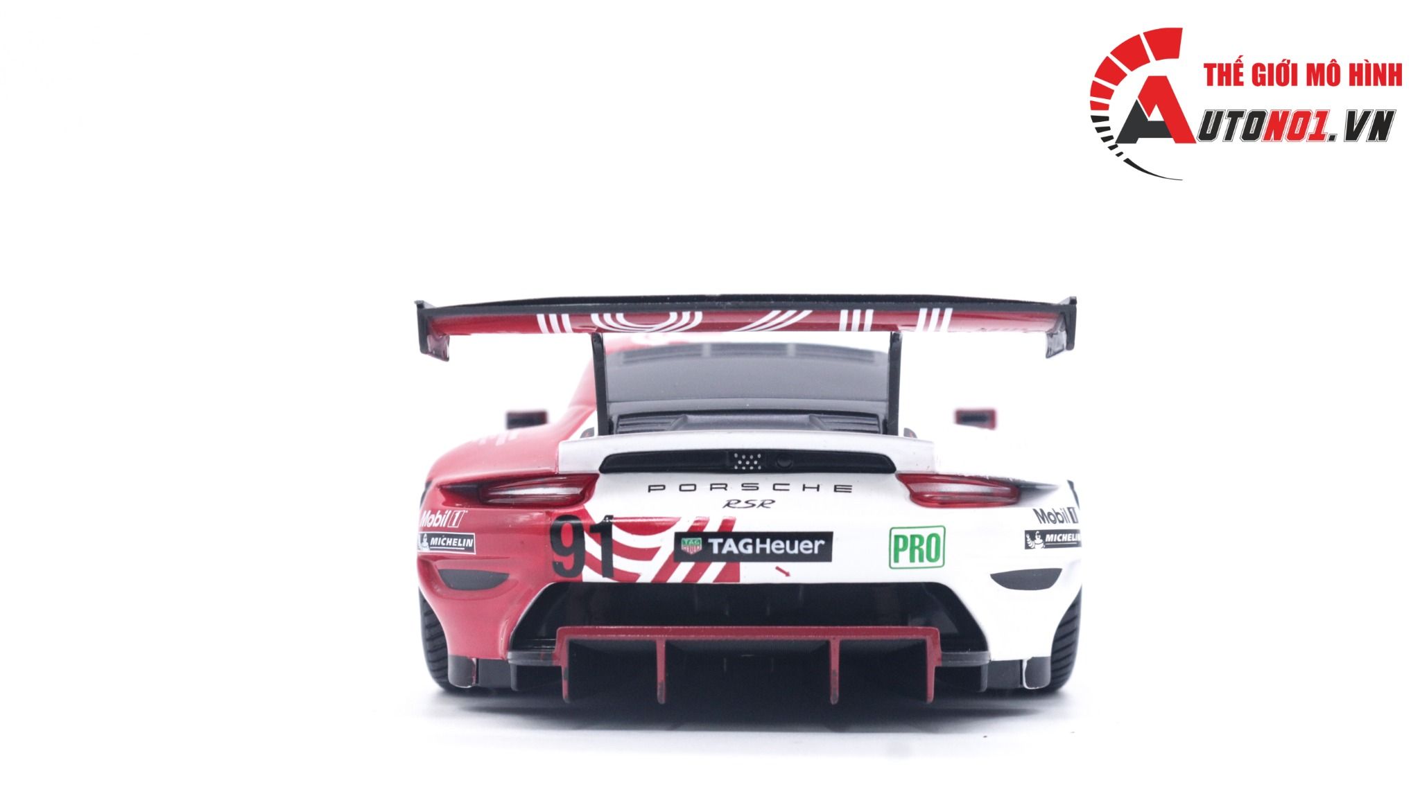  Mô hình xe Porsche 911 Rsr Gt đánh lái được 1:24 Bburago 8013 