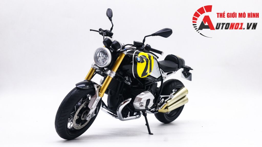 MÔ HÌNH XE CAO CẤP BMW R NINE T NO.21 HOÀN THIỆN 1:9 MENG D230F