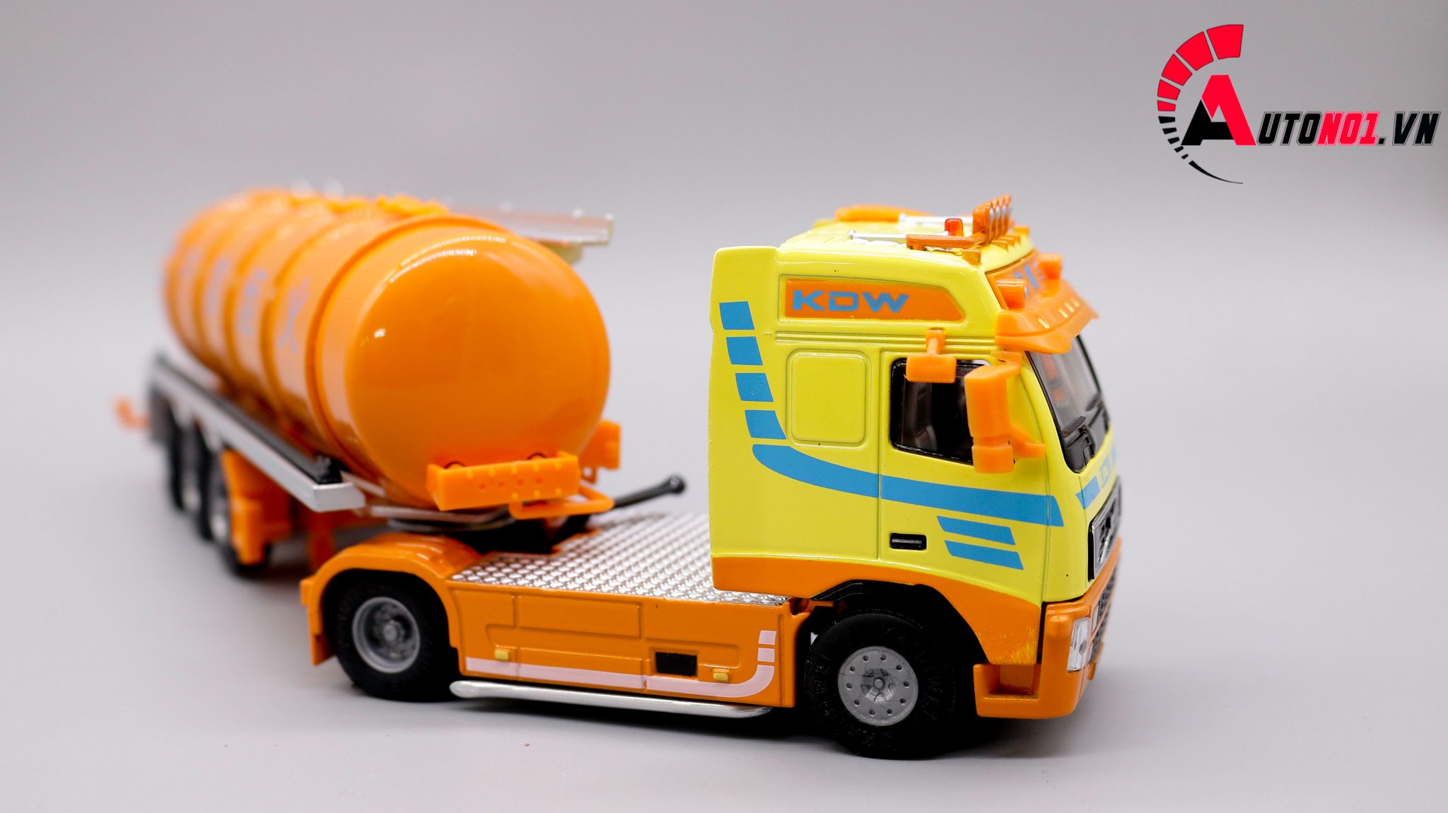  Mô hình xe chở dầu orange 1:50 kaidiwei 7632 